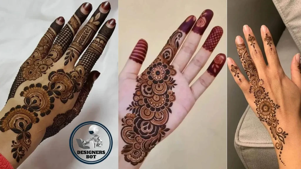 Unique & Beautiful Rose Mehndi Designs For Wedding
