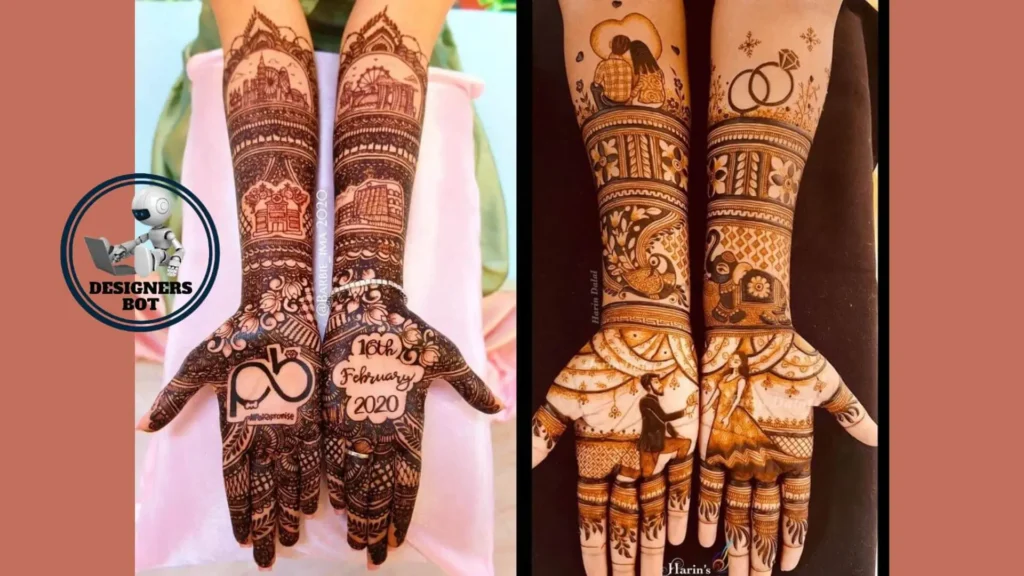 Best Engagement Mehndi Designs Ideas For Bride