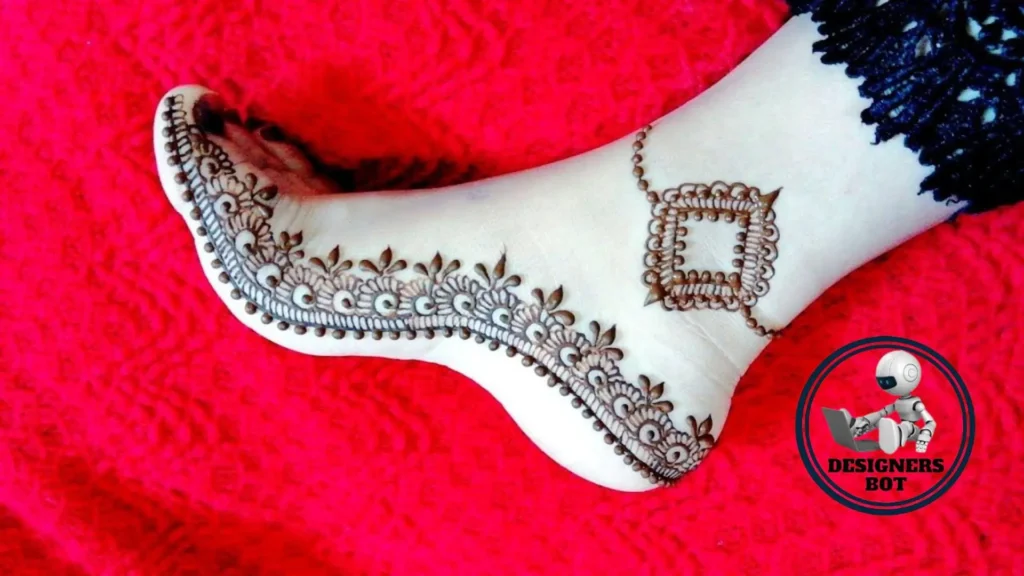 Ankle Mehndi Designs For Leg That You Will Love 2024!