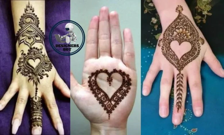 TopHeart Shaped Mehndi Designs For your Loved Ones