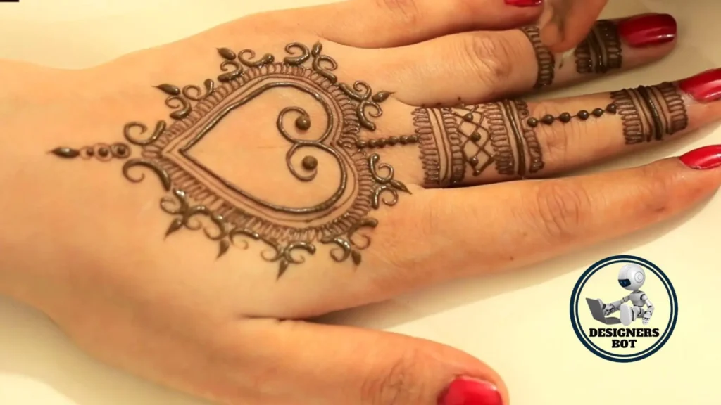 TopHeart Shaped Mehndi Designs For your Loved Ones